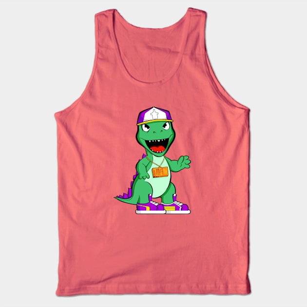 DinoMike Tank Top by Art by Nabes